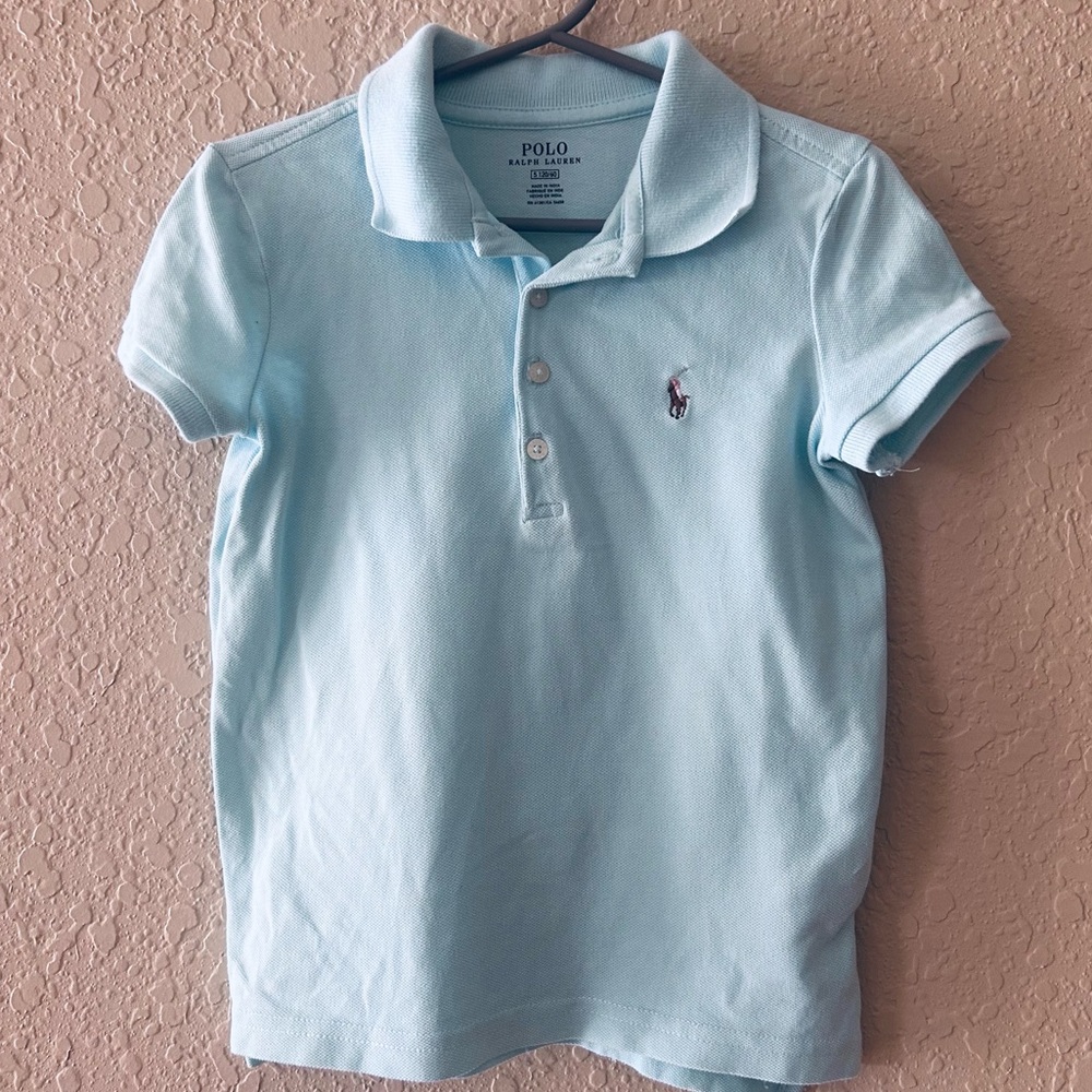 Polo by Ralph Lauren Sky Blue Kids Polo Shirt (size 5)
